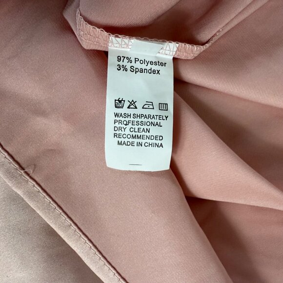 Chyrii Pink Pajama Short Set Size L Racerback Camisole Top Ruffle Trim Shorts - Picture 5 of 15